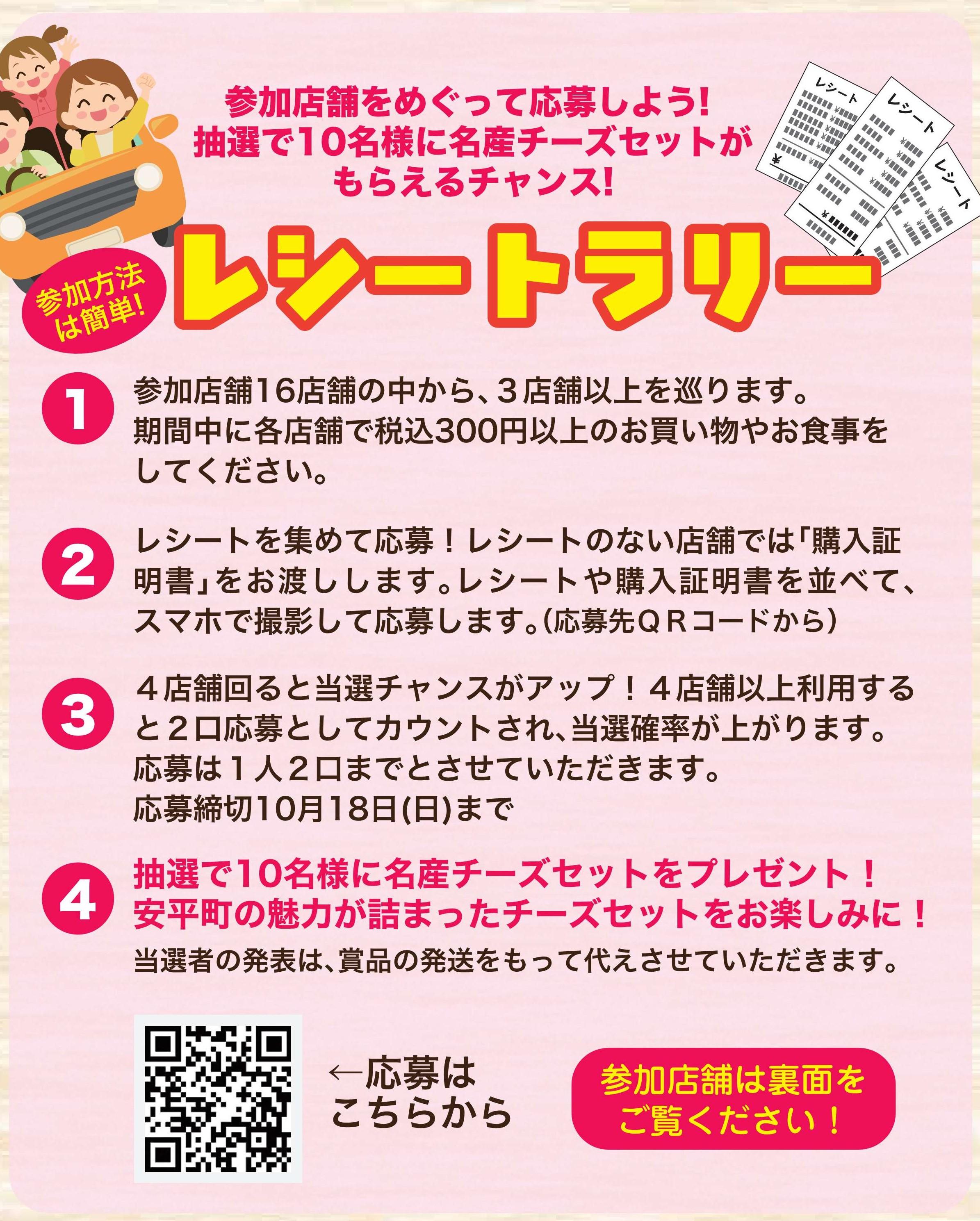 レシートラリー紹介画像